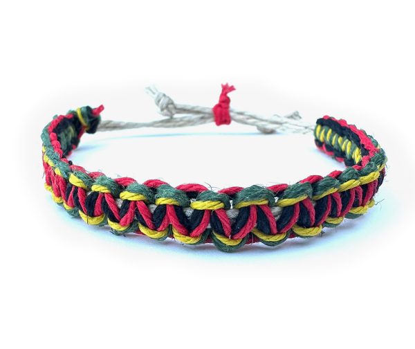 Rasta Mon - Hemp Bracelet