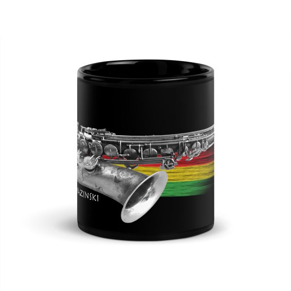 Saxophone Black Mug - Image 3