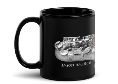 Saxophone Black Mug