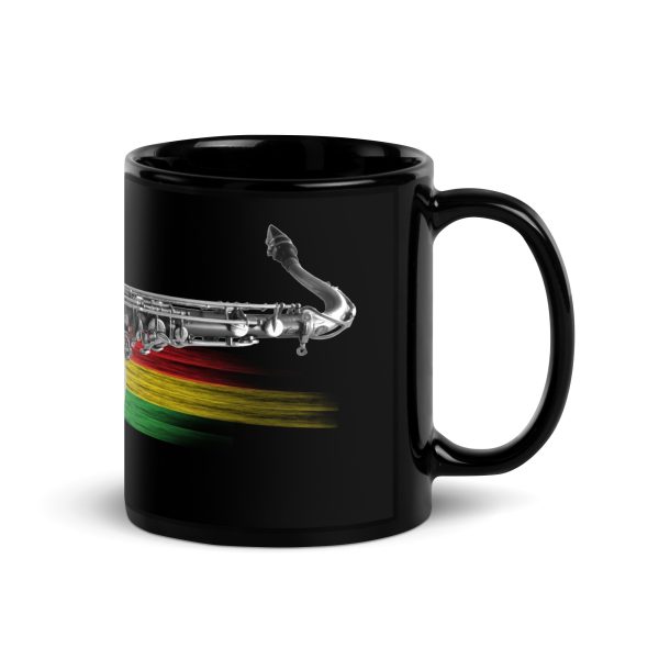 Saxophone Black Mug - Image 2