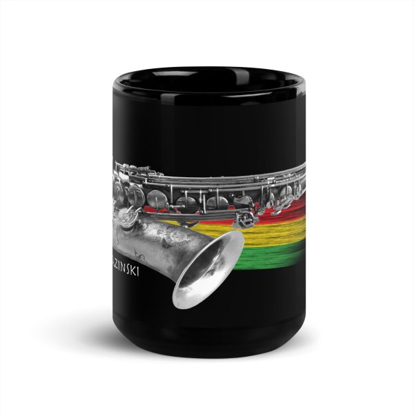 Saxophone Black Mug - Image 6