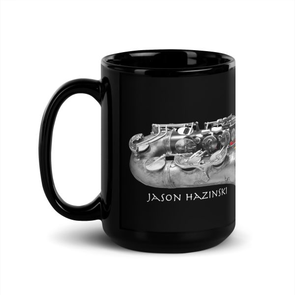 Saxophone Black Mug - Image 4