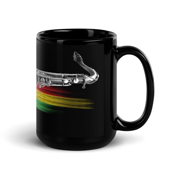 Saxophone Black Mug - Image 5