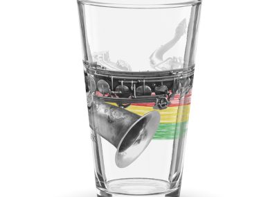 Saxophone Pint Glass